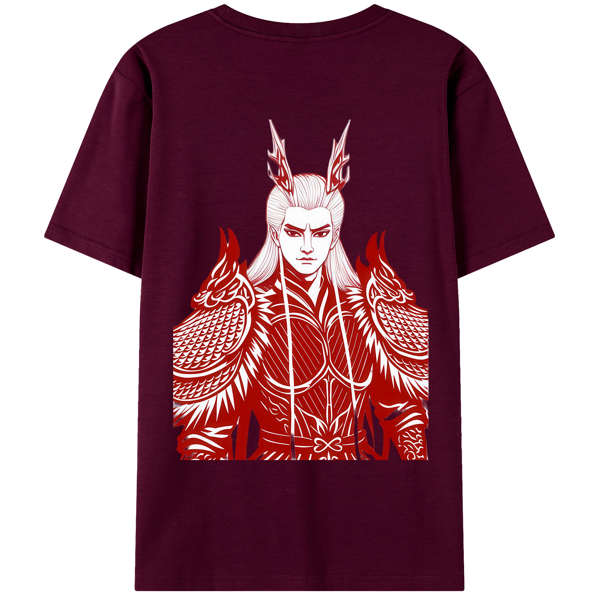（画像用） Ne Zha 2 ナタ 魔童の大暴れ レディース半袖Tシャツ(バックプリント)